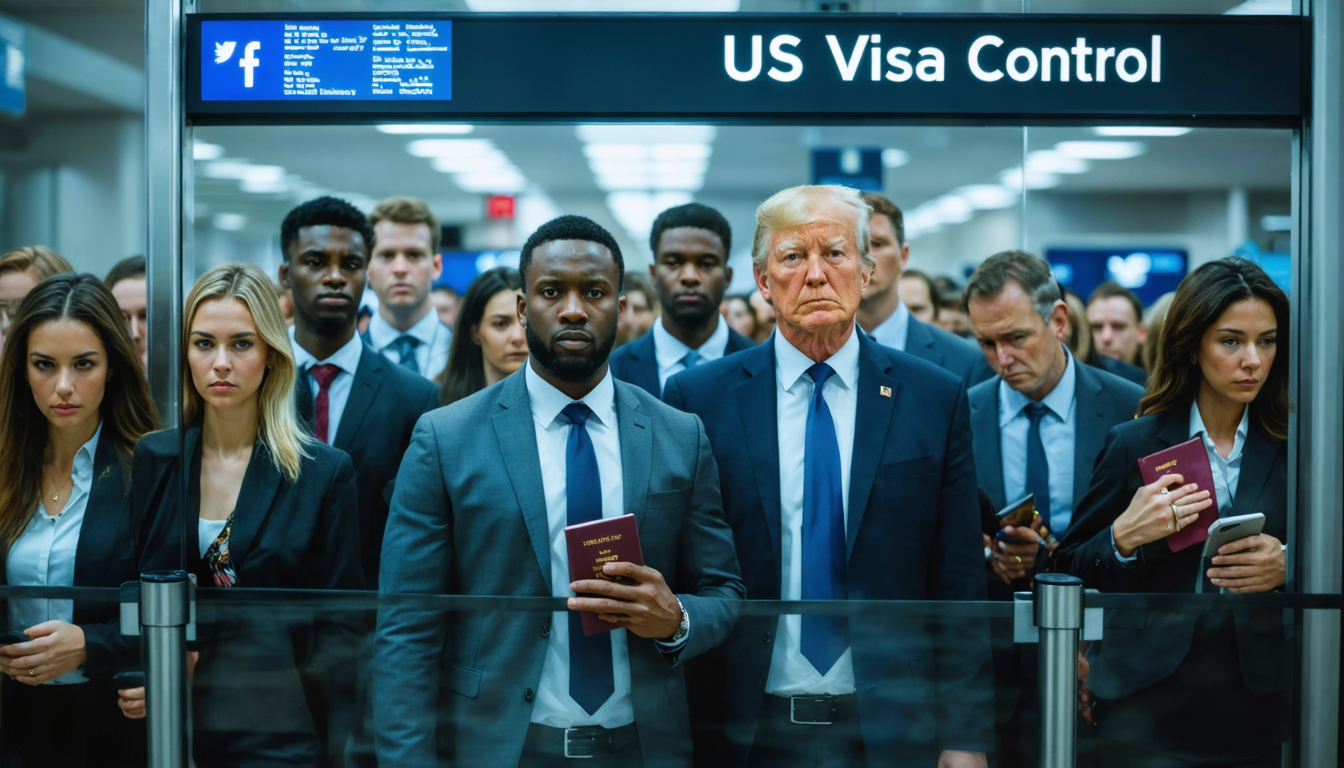 us denies visas to fact checkers and content moderators, referencing previous lockdown of trump's social media accounts in a controversial move affecting digital content governance.
