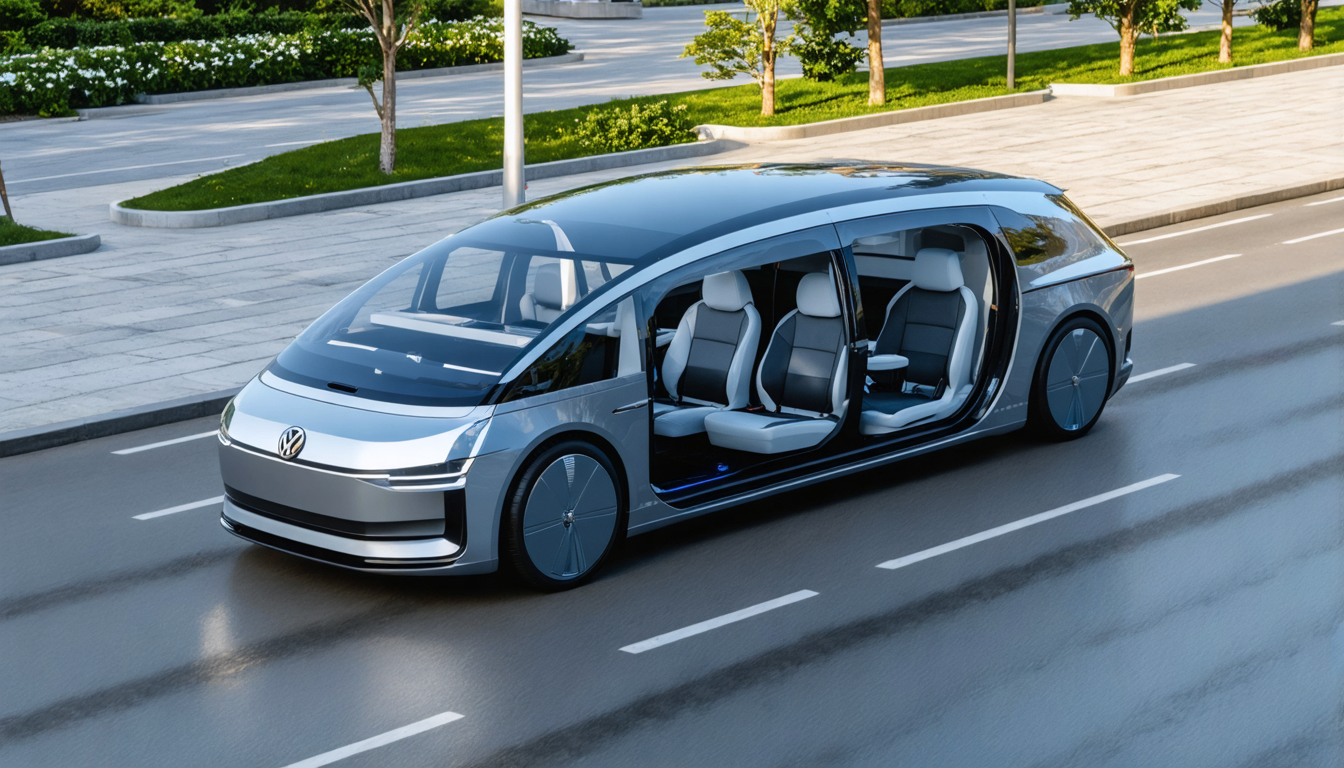 discover vw's vision for the future of autonomous vehicles with innovative designs that eliminate traditional steering wheels and pedals, enhancing safety and user experience.